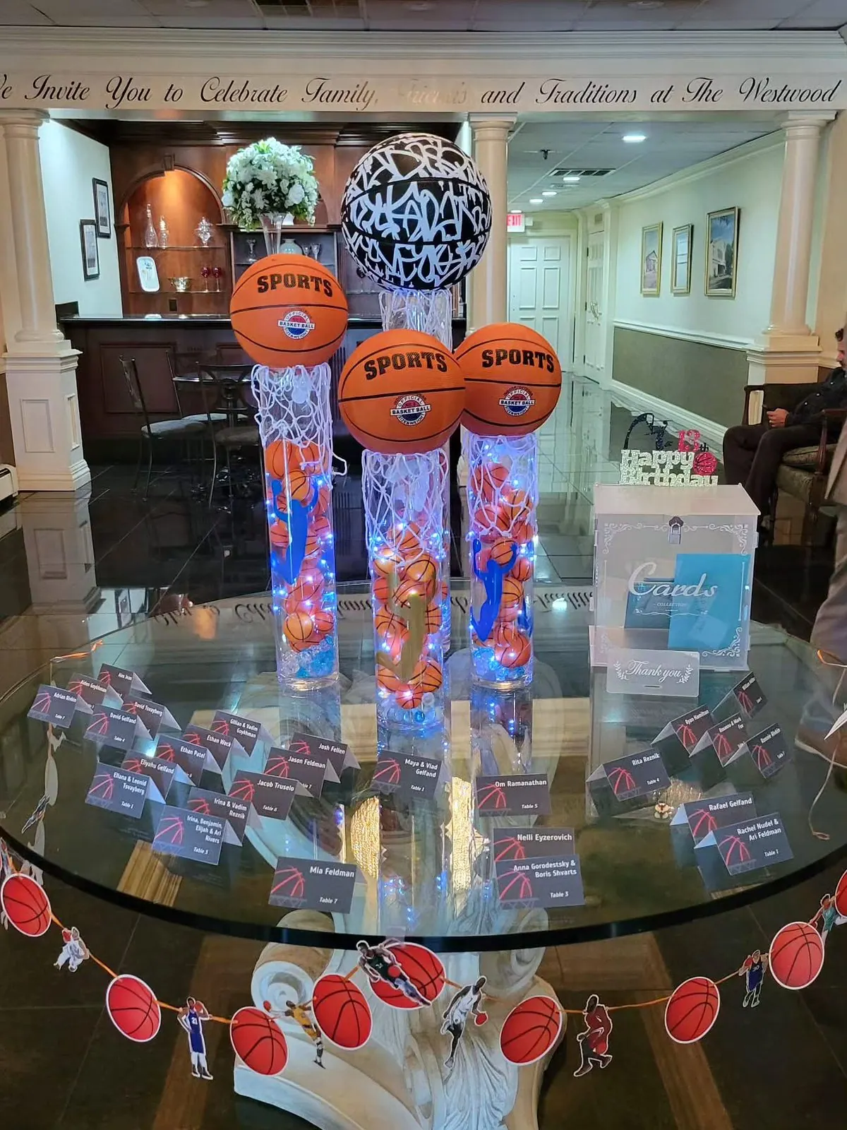 Basketball-theme birthday party by The RB Designs, party planning in Bergen County