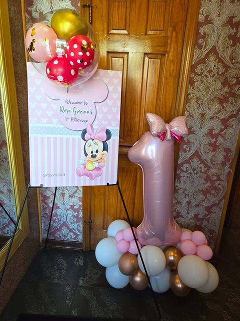 Pink 1st Birthday decor by The RB Designs – photo 3